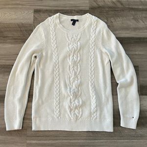 Cream Cable-knit Sweater